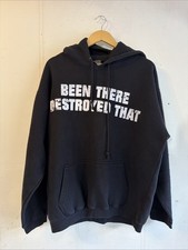 Vintage Stone Cold Steve Austin Been There Destroyed That WWE WWF Hoodie Large picture