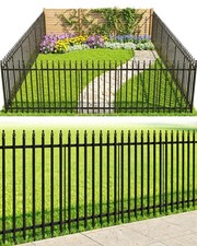 5 Panel Metal Garden Fence 32