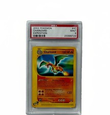 Charizard 40/165 Holo Rare PSA 9 2002 Pokemon Expedition English picture