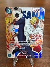 Sanji (Round1 Promo) One Piece TCG Promotion Card Foil OP15-047 English  picture