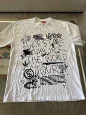 Slayyyter Worst Girl In The World Tour White T-Shirt Size L (fits like an XL) picture