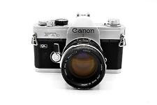 Chrome Canon FTb-QL 35mm SLR Camera with 50mm f/1.4 FL Lens - Very Good picture