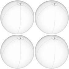 kymqlyw 4 Pcs Inflatable Beach Ball 24 inch Swimming Pool Balls Summer Outdoo... picture