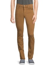 Paige Lennox Slim Fit Transcend Jeans Men's 30 Cinnamon Cocoa Button Zip Closure picture