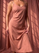 1990s does 1930s blush nylon slip dress picture