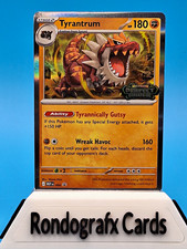 The Pokémon TCG Tyrantrum 066  Perfect Order  Stamped Build And Battle Exclusive picture