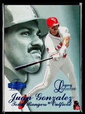 1998 Flair Showcase #44 Juan Gonzalez Legacy Row 3 #/100 picture
