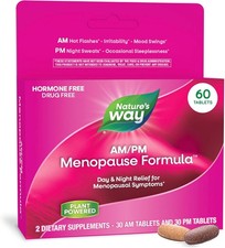 Nature's Way AM/PM Menopause Formula, Hot Flash Relief for Women*, 60 ct picture
