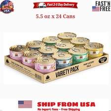 Weruva Classic Cat Food,Variety Pack, Paw Lickin' Pals Wet Cat Food, 5.5oz, 24ct picture