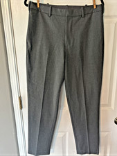 Uniqlo Men's Smart Ankle Gray Dress Career Pants Gray Size Waist 30-33 picture