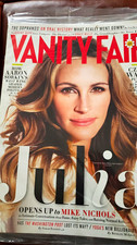 Vanity Fair Magazine February 2007 Julia Roberts Cover, Illustrated English picture