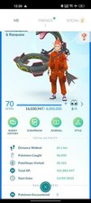 Poke Acc GO LvL 70 -8mil Dust, 281 Shiny, Shiny Rayquaza - Name changeable picture