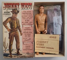 Vintage Marx 1965 Johnny West - Best of the West *Action Box* 100% Complete Set picture