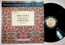 William Boyce – The Eight Symphonies LP Record 1972 Bach Guild Classical 33⅓ RPM picture