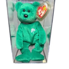1997 Erin Beanie Baby - Rare Tag Errors, PE Pellets, Mint Condition picture