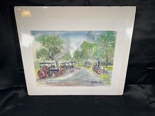 VTG SIGNED Art Print Madison Northern Indiana by Dolores E Mather  ATQ Power picture