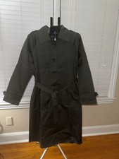 Ruti In My Element Trench Coat Olive L/XL NWT Oversized Minimalist Jacket picture
