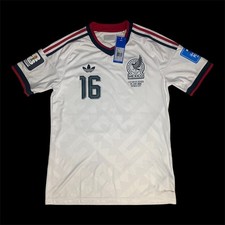 Julian Quiñones #16 Mexico 2026 BNWT M Away Match detail Jersey Czechia  Adidas picture