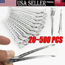 500x Silver Metal Duck Bill Hair Clips for Women -Hair Styling,Hair Coloring LOT picture