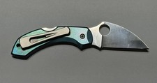 CUSTOM: Spyderco Dragonfly 2 K390 Wharncliffe , Titanium Flytanium Scales picture