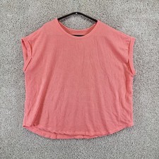 Maurices Top Womens 2x Coral 24/7 Ribbed Stretch Casual Comfort Office picture
