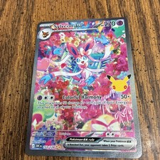 Sylveon ex 153/128 30th Anniversary SIR Pokemon picture