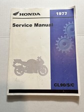 1977 HONDA CL90/S/C  Service Shop Repair Workshop Manual picture
