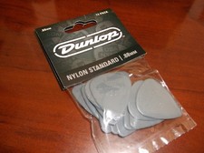 Dunlop Standard Nylon Picks (12) - CHOOSE THICKNESS picture