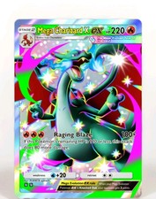 Mega Charizard X  Ex Shiny Holographic Custom Art Card -  Collectible Token Foil picture