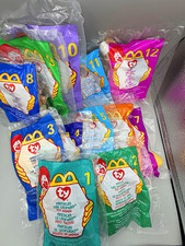 1999 McDonald’s TY Teenie Beanie Babies COMPLETE SET #1-12 SEALED Vintage picture