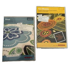 OESD Bernina Embroidery Designs Lot of 2 CD's Ecco #21012 & Sun Blooms  #21017 picture