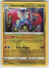 Holo Salamence 109/203 Rare Evolving Skies Near Mint picture