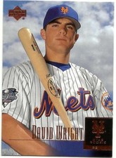2001 UPPER DECK DAVID WRIGHT ROOKIE #52 - NEW YORK METS XRC - NM or BETTER picture