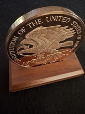Constitution of the United States Bicentennial 1787-1987 Franklin Mint COA & OGP picture