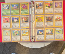 Pokémon TCG WOTC Base/Jungle/Fossil Binder Page 18-Card Lot EN Weedle picture