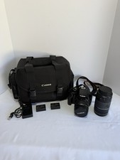 Canon EOS Rebel T3 18.0MP Digital SLR Camera w/18-55mm & 75-300mm, Case, 2 Batts picture