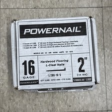 Powernail L200165 16-Gauge 2-Inch L-Cleat Flooring Nails (5000 Count) picture