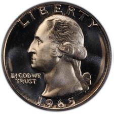 1965 S Special Mint Set Finish Washington Quarter 25C picture