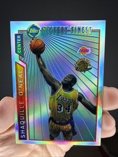 1996-97 Topps Super Team Champions Mystery Finest Shaquille O'Neal Refractor picture
