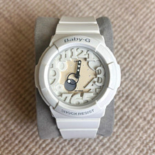 CASIO Baby-G BGA-131 White Pop Art Dial Neon Backlight Quartz Watch (No Battery) picture