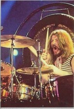 Drummerr John Bonham of Led Zeppelin Re-Print 4x6 #0124 picture