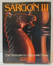 Sargon III 3 Vintage 1983 Computer Chess Game Hayden Software Apple II, II+, IIe picture