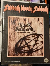 Black Sabbath Sabbath Bloody Sabbath Music Song Book 56 pages EX UK Extra Songs picture
