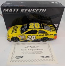 Lionel  Racing Autographed #20 Matt Kenseth Dollar General 2014 Camry 1:24 COA  picture