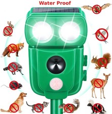 Upgraded Solar Ultrasonic Animal Repellent Dog Cat Skunk Deer Raccoon For Garden picture