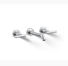 Kohler K-T14413-4-CP Purist 2-Handle Sink Trim Kit, Chrome (Valve not included) picture