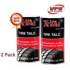 Xtra Seal Tire Talc 1 lb Powder Tube Installation Reduces Friction - 2 Pack picture