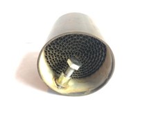 Radiant Cycles Shorty GP Exhaust Motorcycle Muffler Baffle Bolt In Catalyst NEW picture
