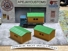 2 new site huts for Vintage Matchbox Lesney No 60 Blue Site Hut Truck picture