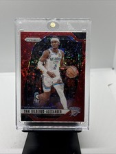 2024-25 Panini Prizm Fast Break Shai Gilgeous-Alexander Red Disco /100 MVP Year picture